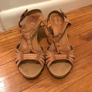 Clarks wedge sandal